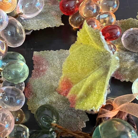 Vintage 1960’s acrylic lucite grape clusters set of 4 - Picture 6 of 16